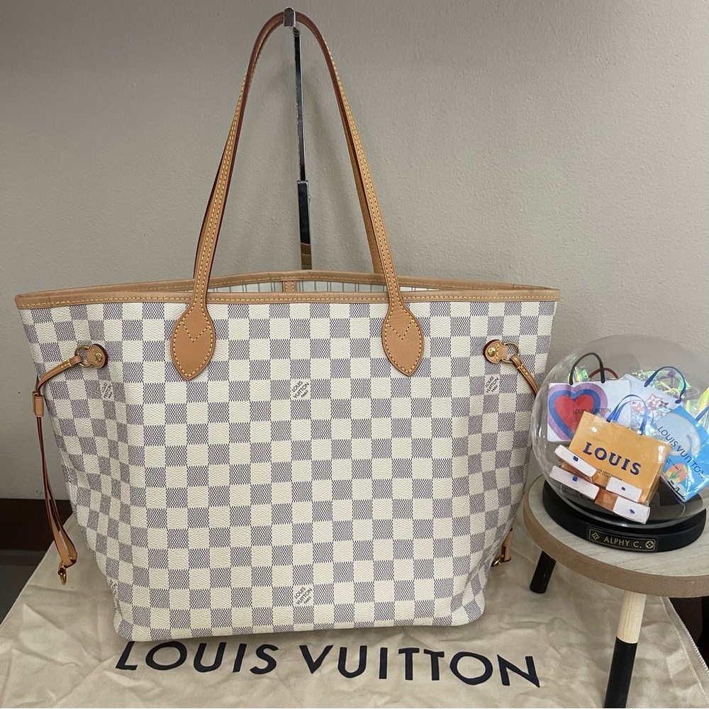 Louis Vuitton Neverfull MM Damier Azur